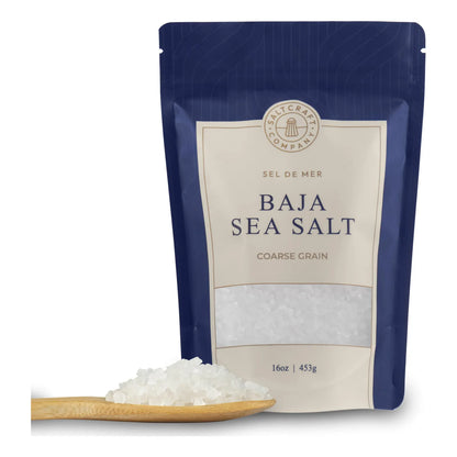 Sal Marina Baja Cristales Gruesos Bajo Sodio 30 Kosher 16 Onzas