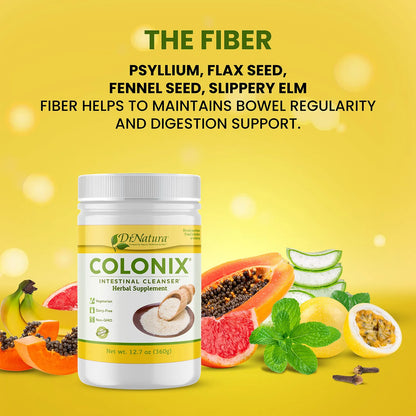 Dr Natura Colonix Kit Limpieza Intestinal 30 Dias Fibra Y Te Desintoxicante