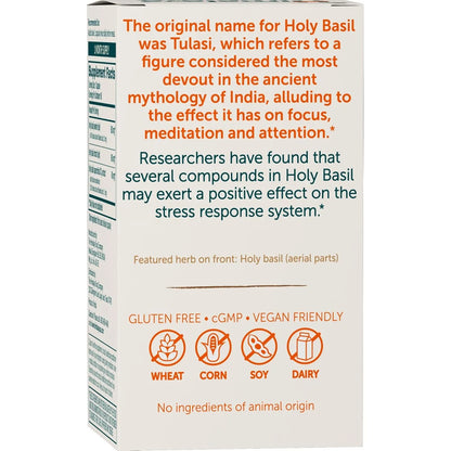 Albahaca Sagrada Tulsi Organica Himalaya 60 Capsulas Alivio Estrés y Calma