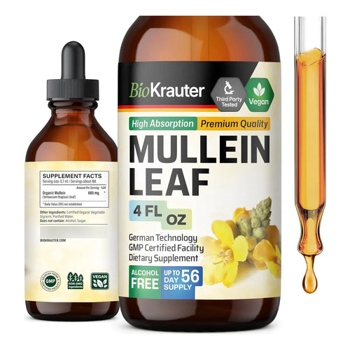 Extracto Líquido De Hoja De Gordolobo 120 Ml Desintoxicación Pulmonar Y Digestiva