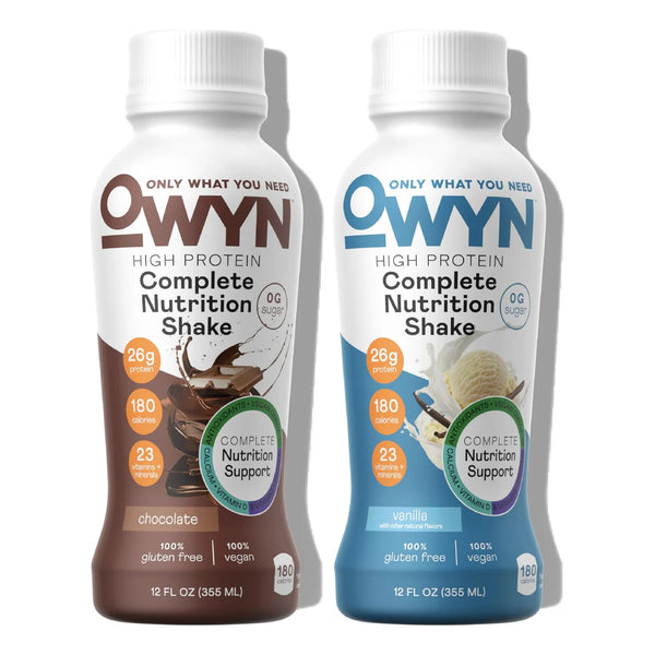 Batido Nutricional Vegano Alto En Proteínas Chocolate Y Vainilla 12 Onzas