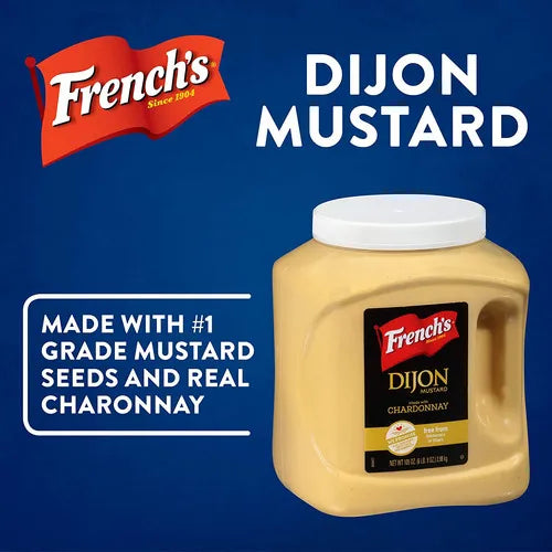 Mostaza Dijon Chardonnay 105oz Sabor Gourmet Y Textura Suave