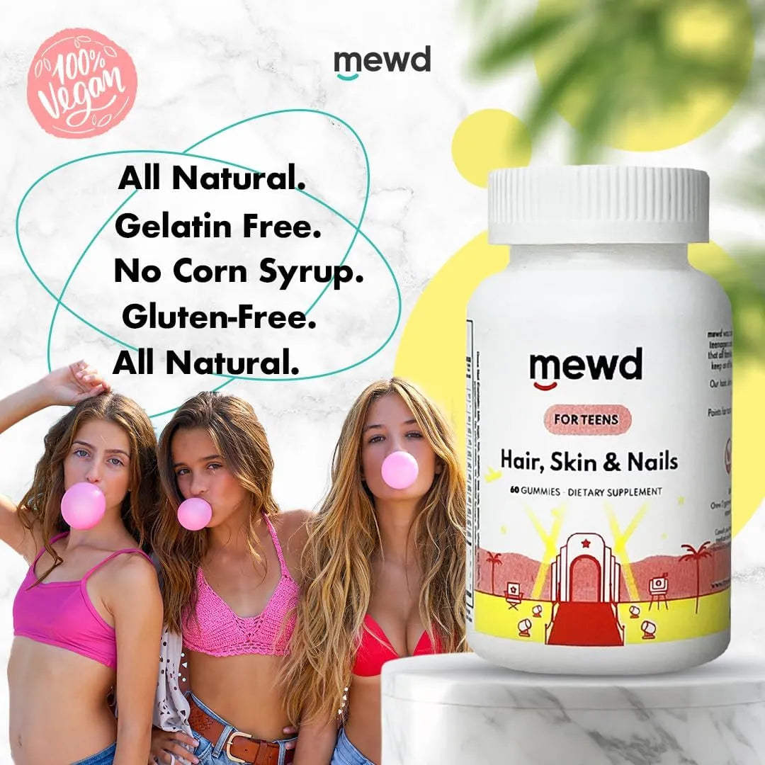 Gomitas Multivitamínicas Masticables Para Cabello Piel Y Uñas Niños Adolescentes