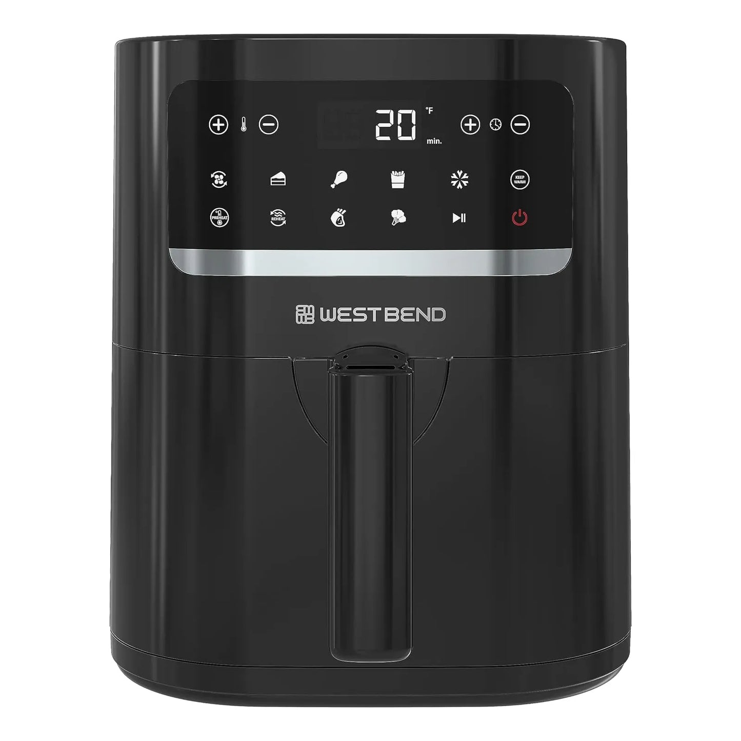 Freidora De Aire Compacta 5L Digital 10 Programas Revestimiento Diamante