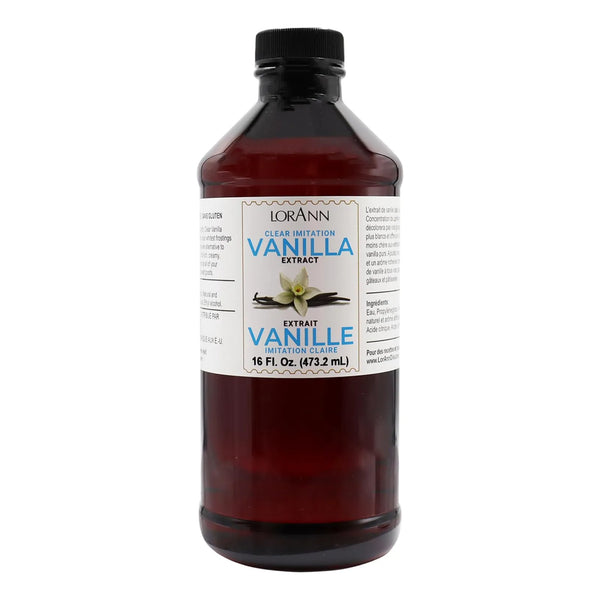 Extracto Vainilla Artificial LorAnn 473 Ml Sabor Intenso Sin Decolorar