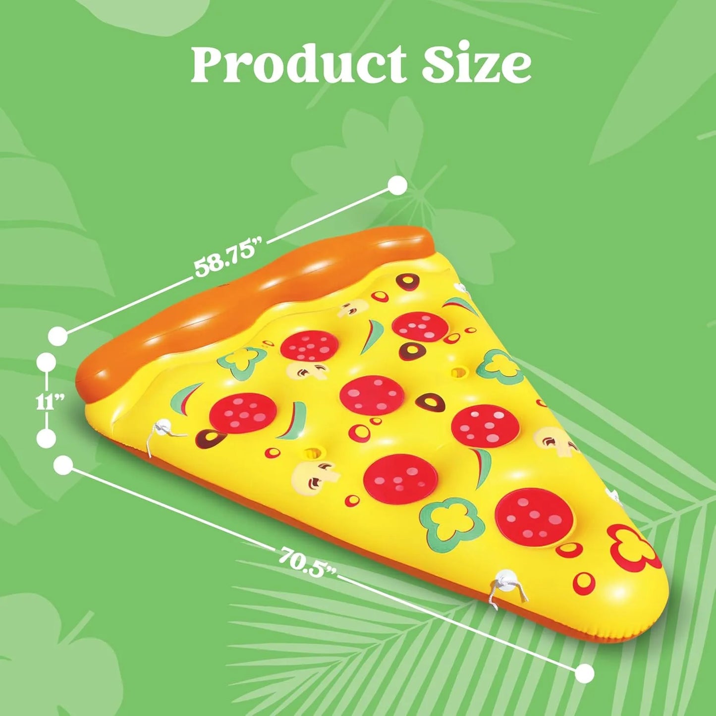 Flotador Inflable Gigante De Pizza Para Piscina Diversion Verano JOYIN