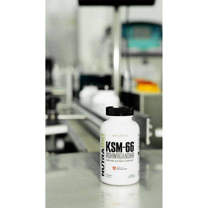 Ashwagandha KSM 66 600 Mg 90 Capsulas Suplemento Herbario Para Bienestar