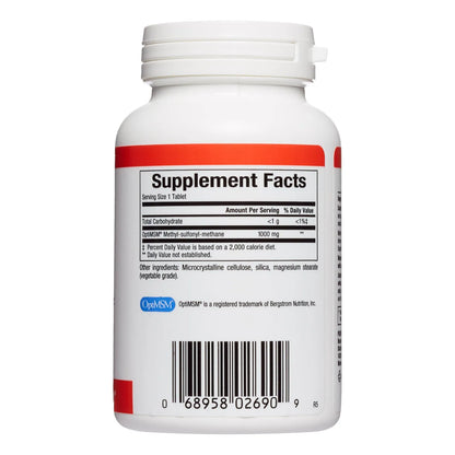 Msm 1000 Mg Capsulas Apoya Salud Articular Cabello Piel Uñas 90 Unidades