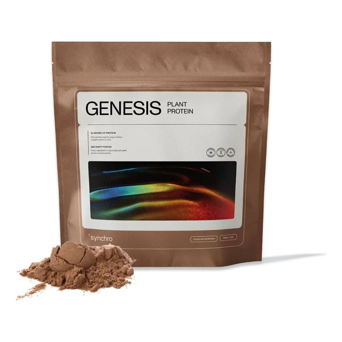 Proteína Vegetal Chocolate Orgánico Genesis Alto En Proteína Baja En Carbohidratos