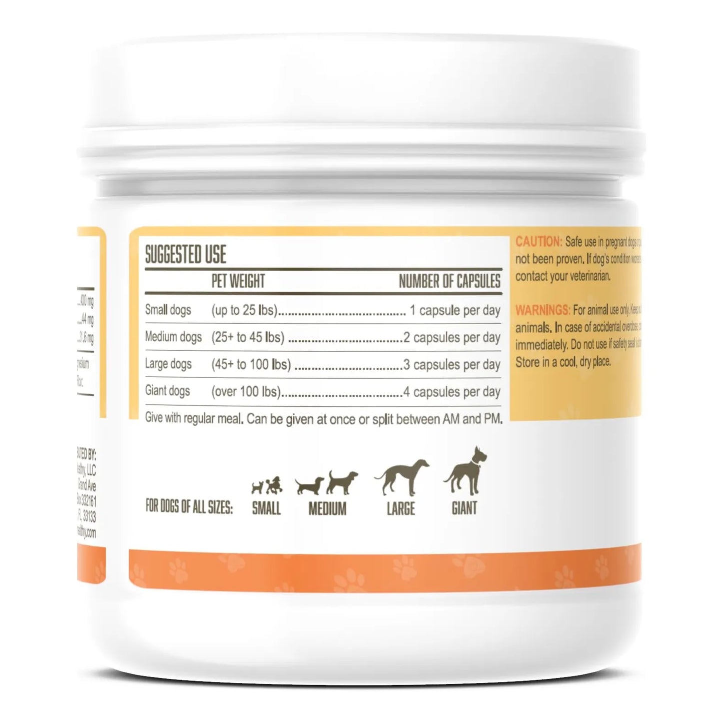 Aceite De Pescado Omega 3 Para Perros En Cápsulas Alto En EPA DHA 90 Unidades