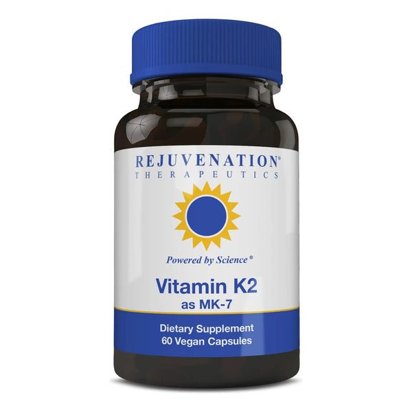 Vitamina K2 MK-7 300 Mcg 60 Cápsulas Veganas Fáciles De Tragar
