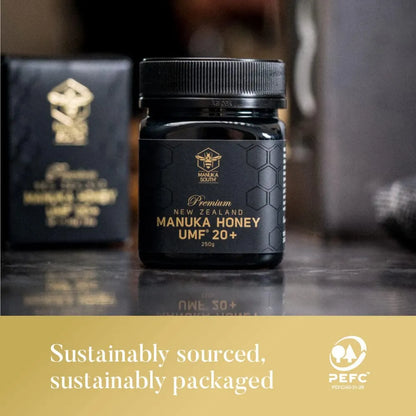 Miel De Manuka Cruda UMF 20+ MGO 829+ Natural 250g Importada De Nueva Zelanda