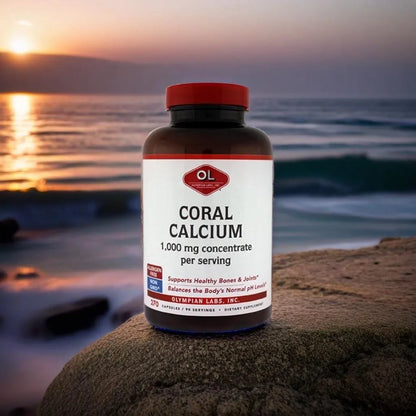 Calcio De Coral 1000 Mg 270 Cápsulas Fortalece Huesos Articulaciones Y PH