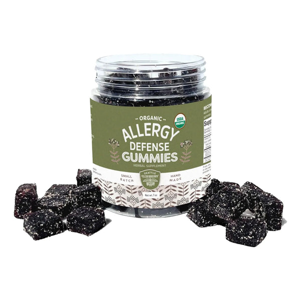 Gomitas Defensa De Alergias Organicas Sabor Delicioso 198 Gr Suplemento Herbario Sin Gluten