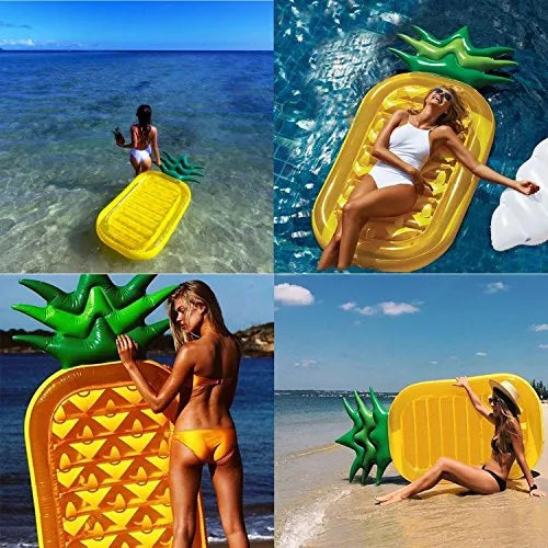 Jasonwell Giant 76 Pineapple Pool Party Float Raft Flotador Premium Verano Diversion