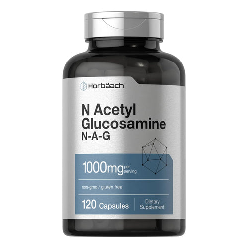 N Acetil Glucosamina 1000 Mg 120 Capsulas Horbaach Suplemento Articular Sin Gluten