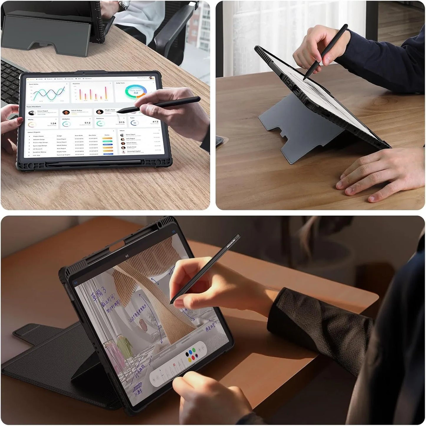 Lapiz Capacitivo Emr Con Borrador Digital Para Samsung Galaxy Tab S9 S8 S7 S6