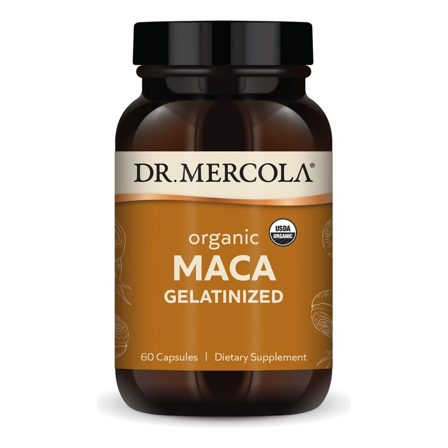 Maca Orgánica En Cápsulas 60 Unidades Suplemento Dietético USDA Organic