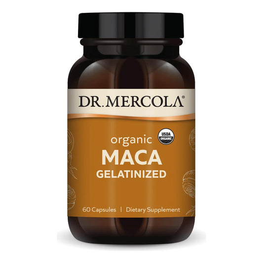 Maca Orgánica En Cápsulas 60 Unidades Suplemento Dietético USDA Organic