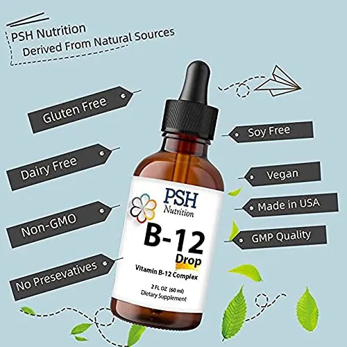 Gotas Líquidas Complejo B Premium Con B12 Potenciador De Energía Natural