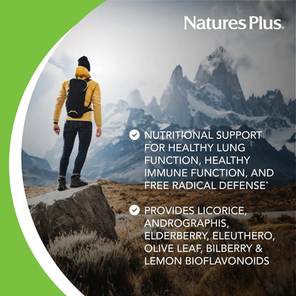 Soporte Pulmonar Natural 90 Cápsulas Antioxidantes Y Energía