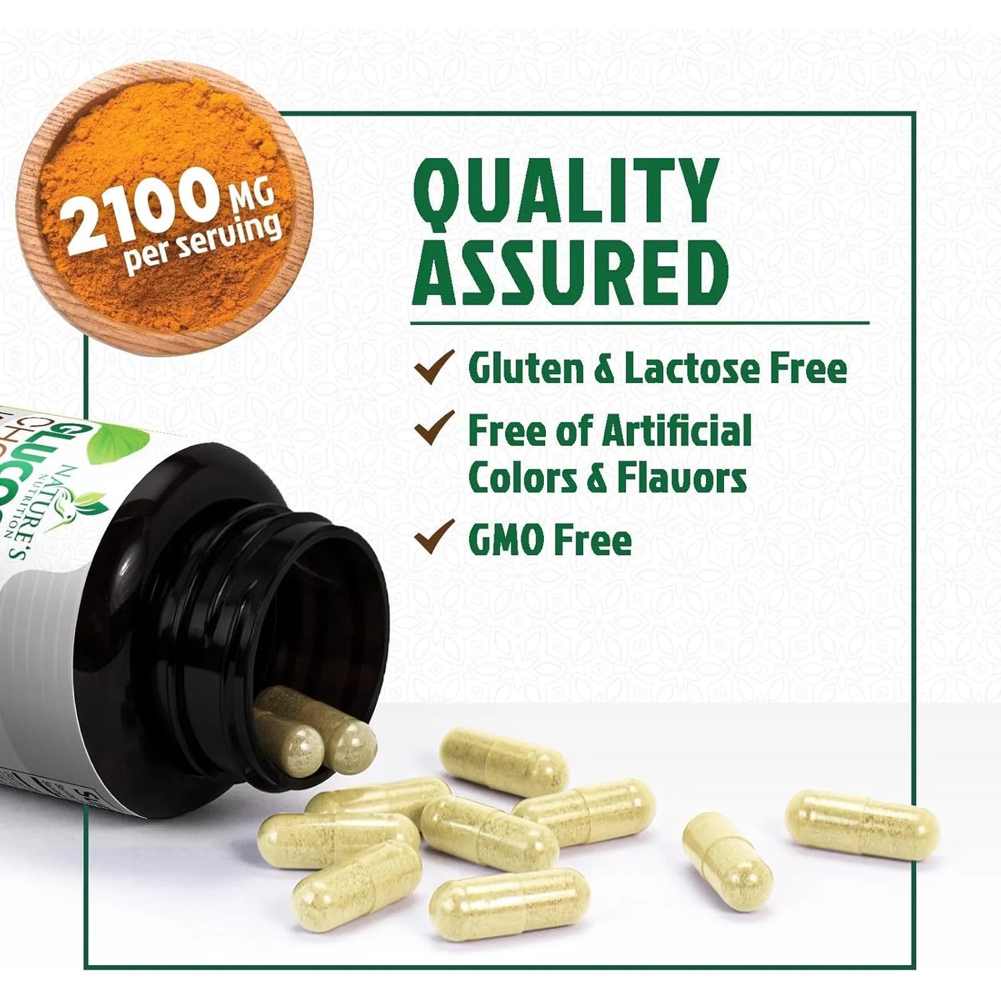 Complejo Glucosamina Condroitina Msm Triple Fuerza Con Cúrcuma Y Boswellia 2100mg Soporte Articular