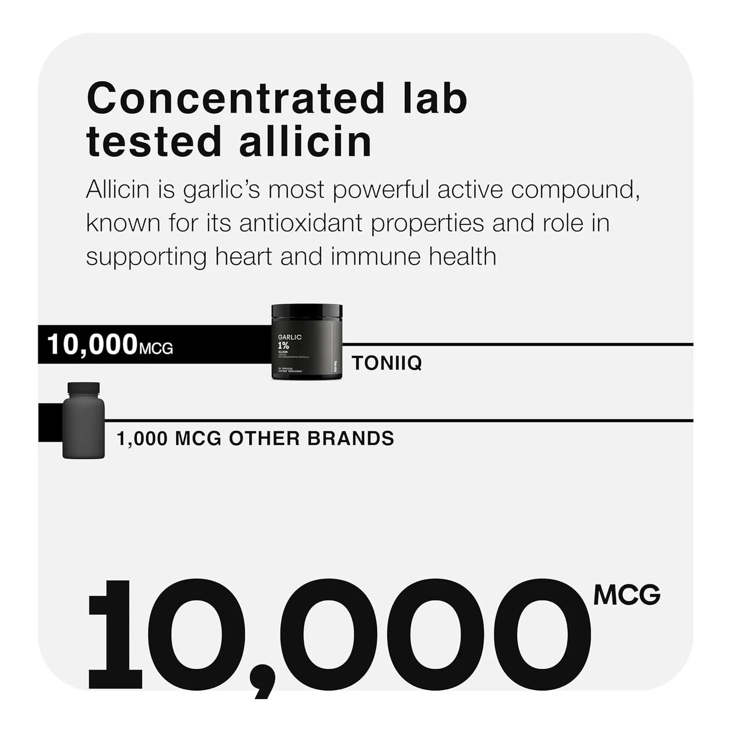 Extracto De Ajo Sin Olor 10 Mg Alicina 50 1 Potencia Máxima 60 Cápsulas Vegetarianas
