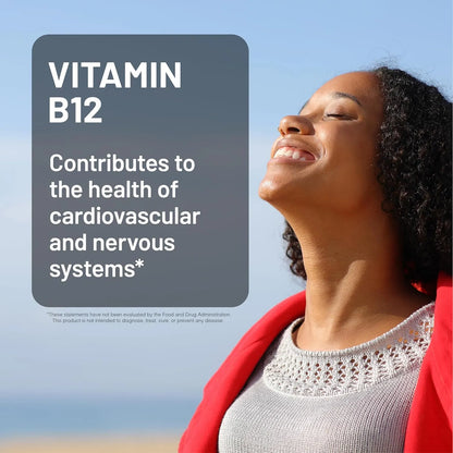 Vitamina B12 5000 Mcg Extra Potente Energia Y Claridad Mental Naturewise