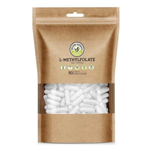 L-Metilfolato 1 Mg 90 Cápsulas Folato Activo Control Homocisteína Soporte Cerebral