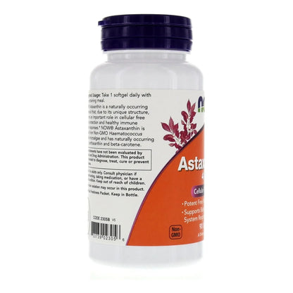Astaxantina 4mg 90 Capsulas Blandas Proteccion Celular Antioxidante Potente