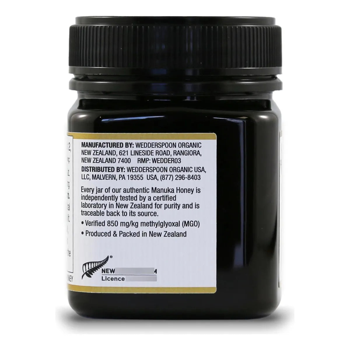 Miel De Manuka Cruda Mgo 850 250 Gramos Premium De Zelanda
