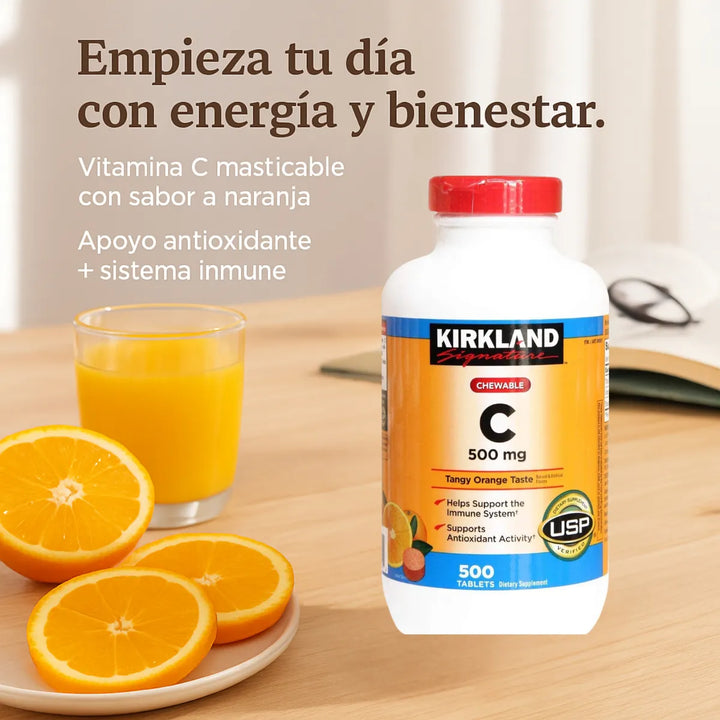 Vitamina C 500 Mg Kirkland - Un - Imagen 3