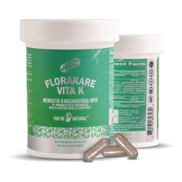 Florakare Seniors Premium Suplemento Salud Osea Flujo Sanguineo Digestivo Vitamina K2 Probióticos