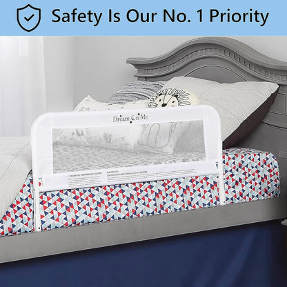 Protector Cama Doble Ajustable Malla Transpirable Seguridad Infantil