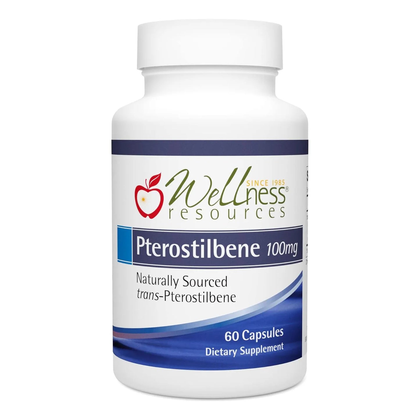 Pterostilbeno Natural 100 Mg 60 Capsulas Envejecimiento Saludable Wellness Resources