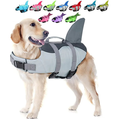 Chaleco Salvavidas Para Perros Tiburon Talla S Importado Seguro Y Elegante