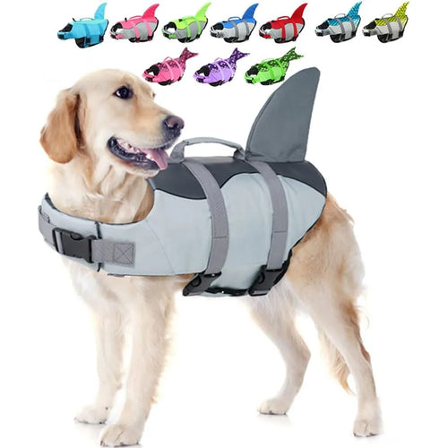 Chaleco Salvavidas Para Perros Tiburon Talla S Importado Seguro Y Elegante