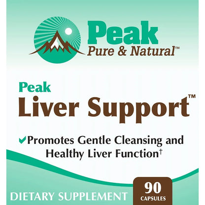 Peak Liver Support Suplemento Hepatico Cardo Mariano 90 Capsulas