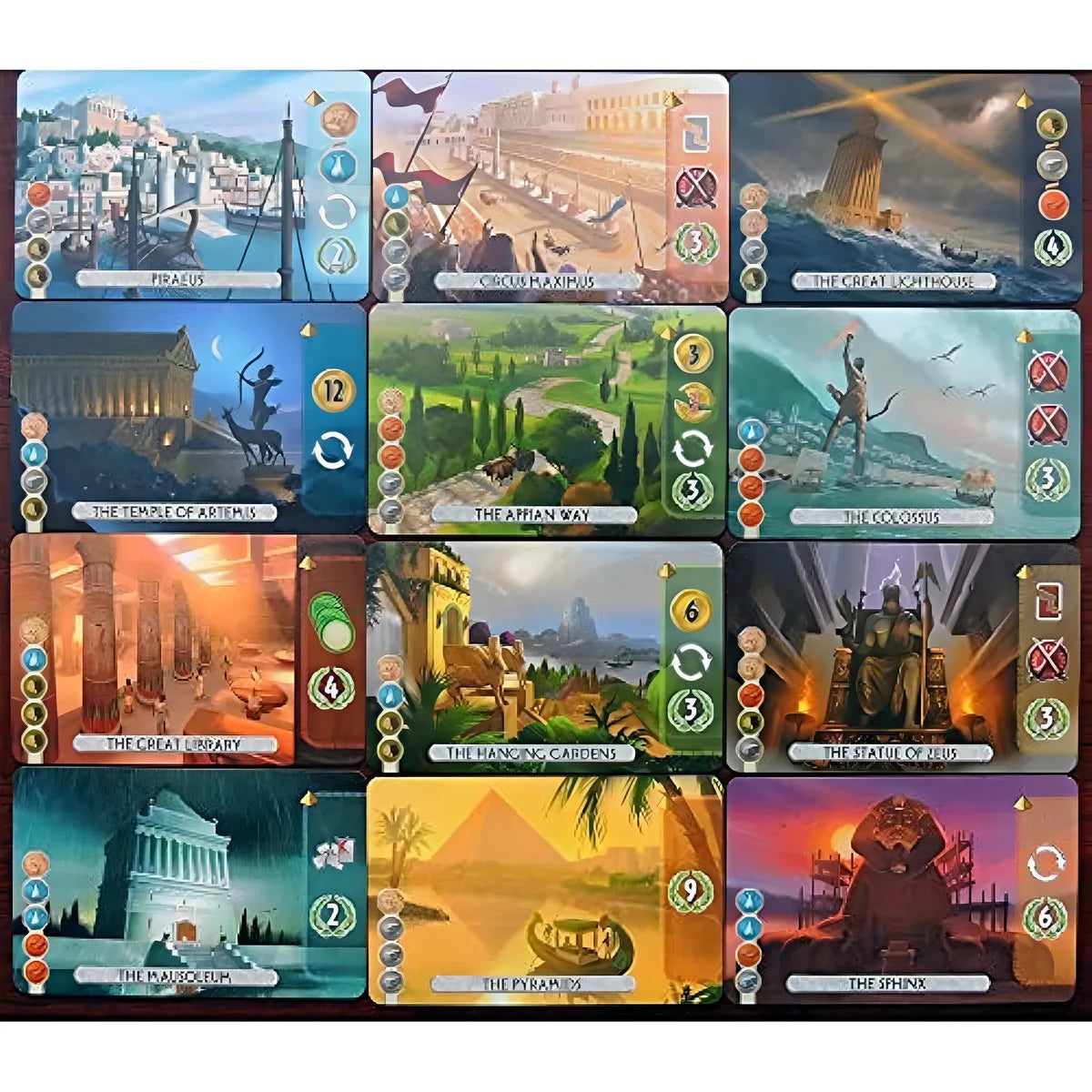 7 Wonders Duel Juego De Mesa Estrategia 2 Jugadores Construye Civilizaciones