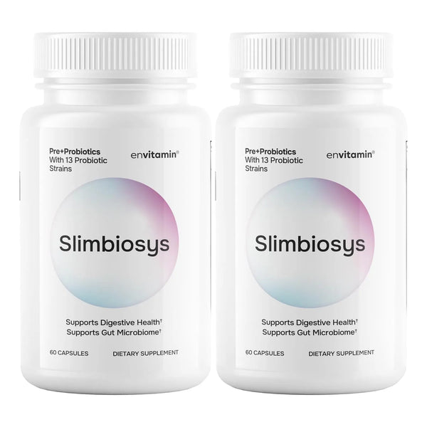 Cápsulas Ultra Probióticas Slimbiosys Con Pre Y Probioticos Para Digestión Y Salud Intestinal