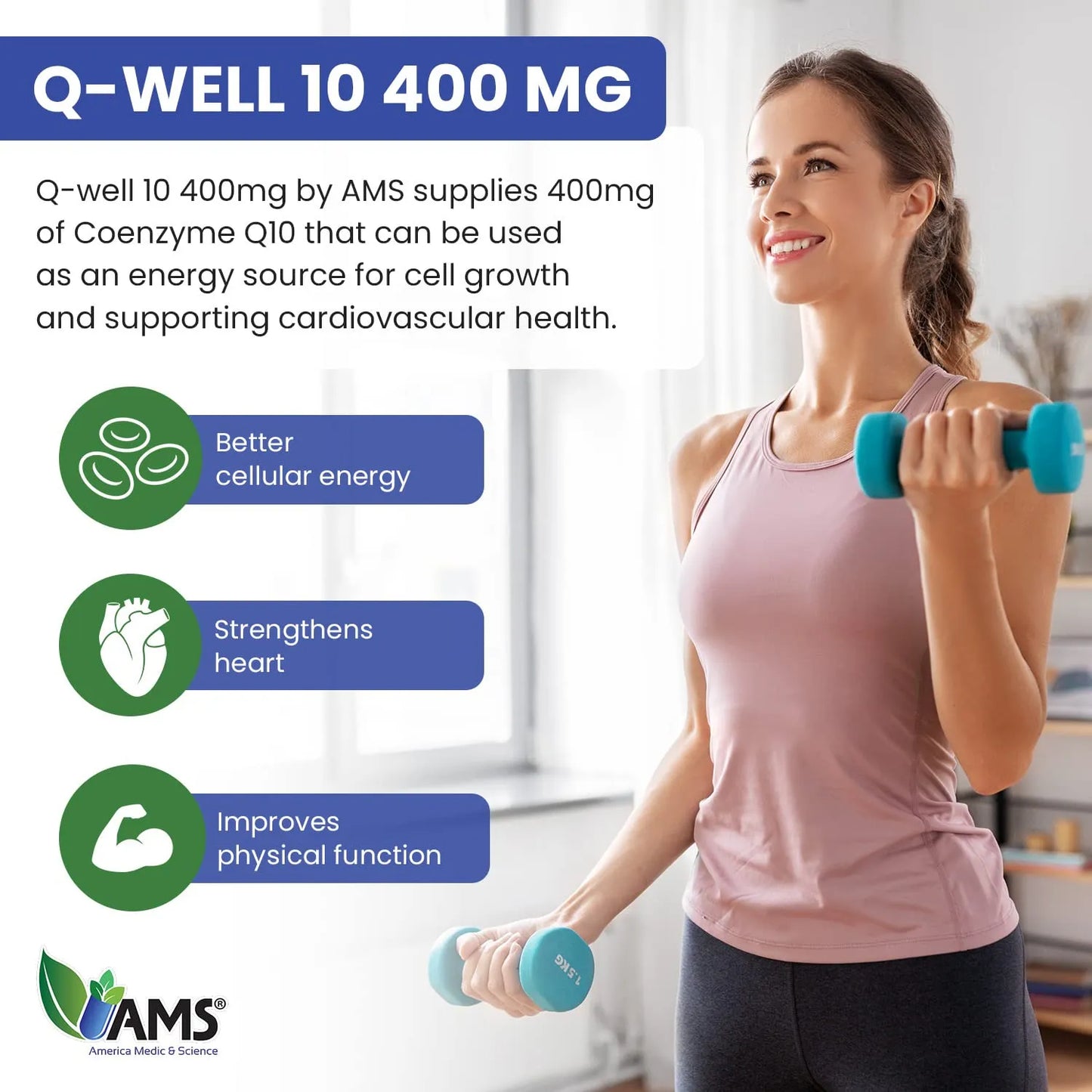 Capsulas Blandas Coq10 400 Mg Con Vitamina E Antioxidante Suplemento Cardiaco Y Energia