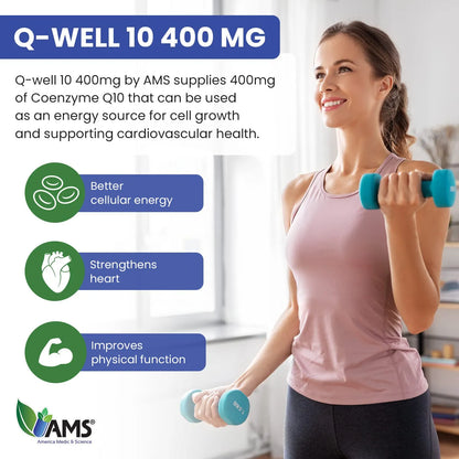 Capsulas Blandas Coq10 400 Mg Con Vitamina E Antioxidante Suplemento Cardiaco Y Energia