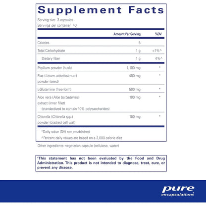 Pure Encapsulations GI Fortify Capsulas Apoyo Gastrointestinal Y Motilidad 120 Unidades