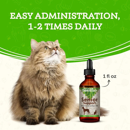 Suplemento Bienestar Senior Perros Gatos 30ml Apoyo Físico Mental