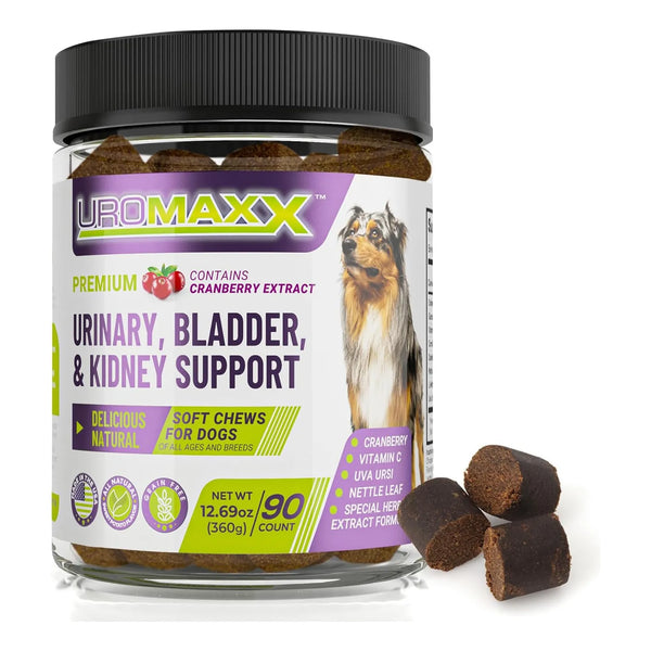 Tratamiento Masticable UroMAXX Para Infeccion Urinaria En Perros Sabor Pollo Natural