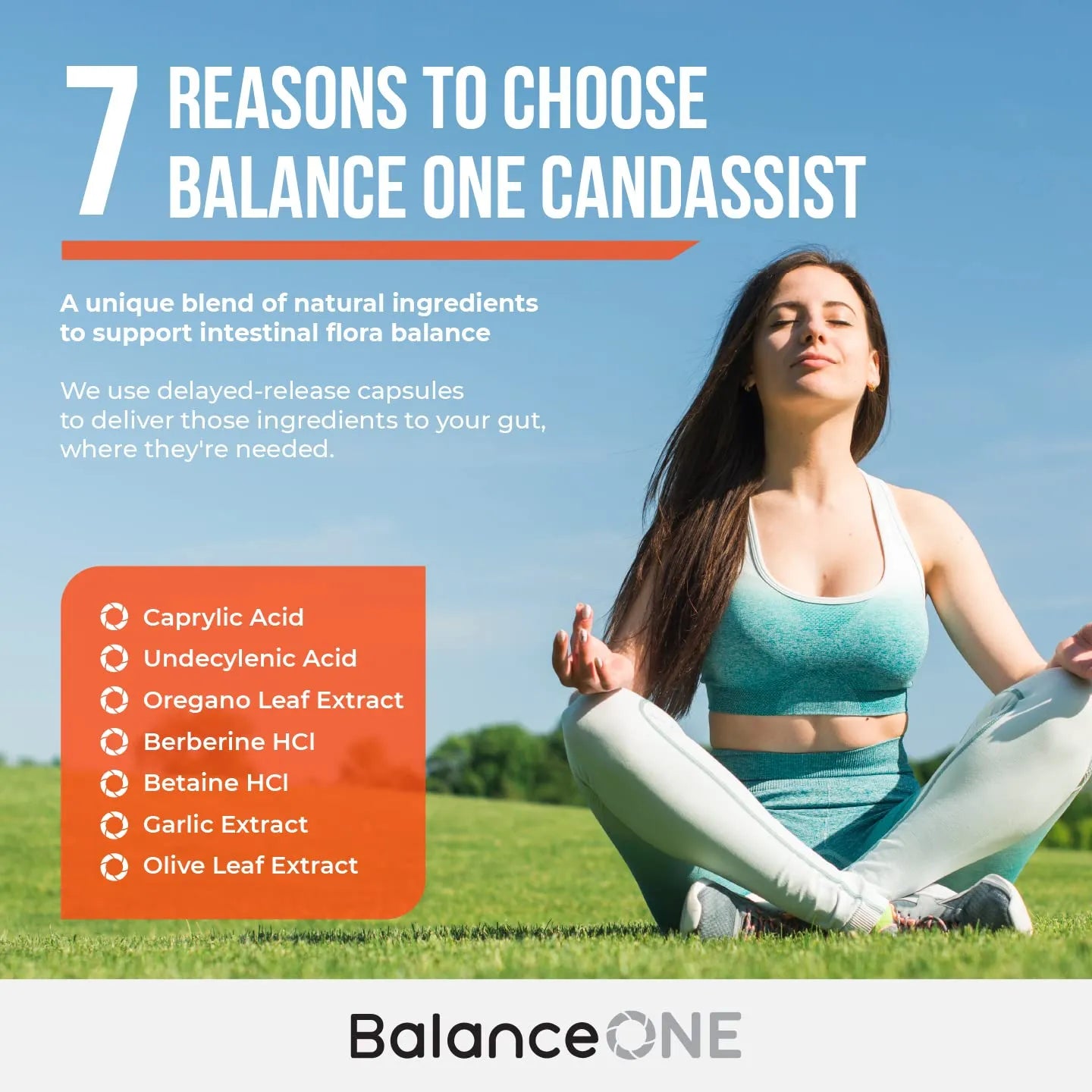 CandAssist Balance De Flora Intestinal Capsulas Liberacion Retardada Vegano Sin OMG