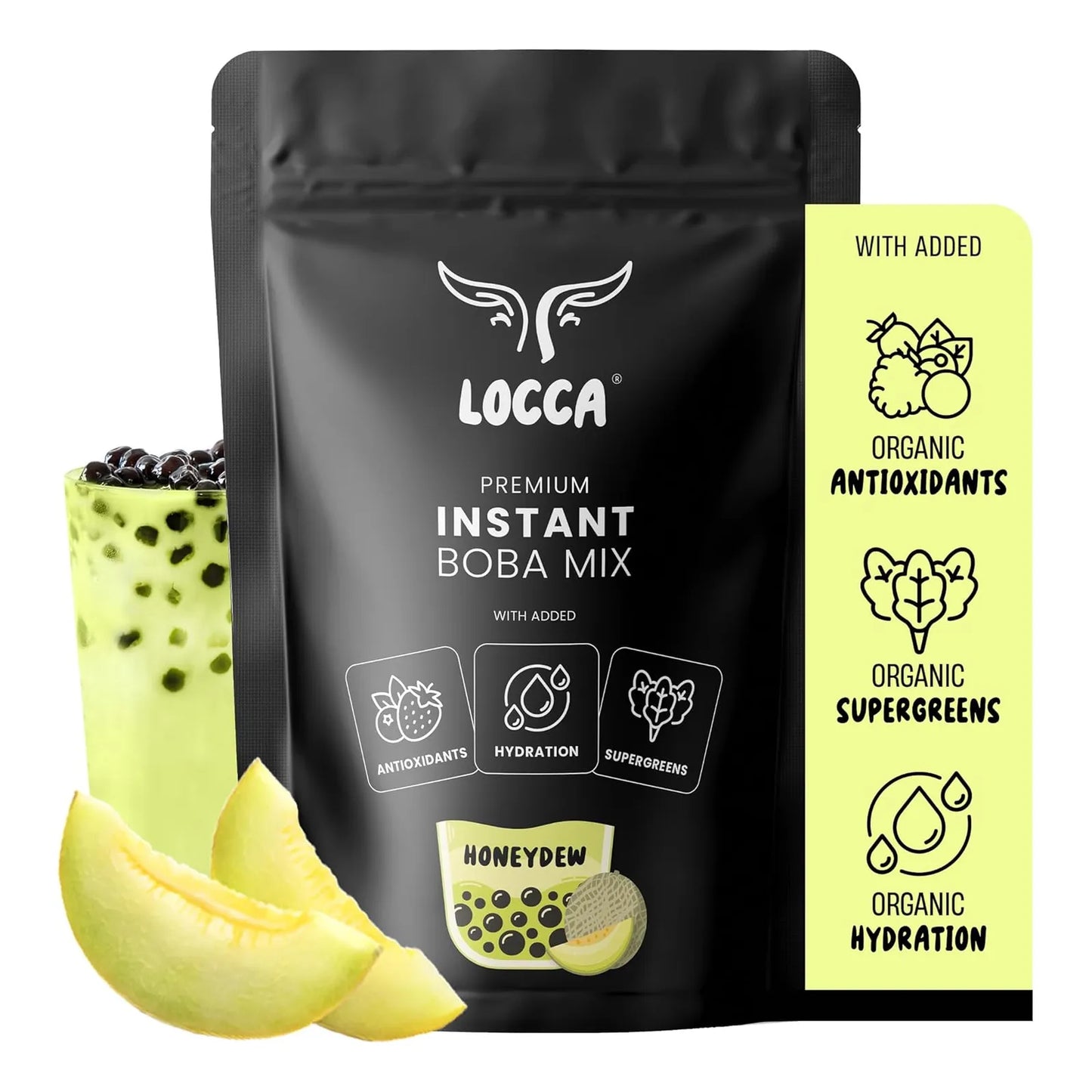 Té De Leche En Polvo Con Miel Locca Honeydew Mezcla Instantánea Sabor Melaza