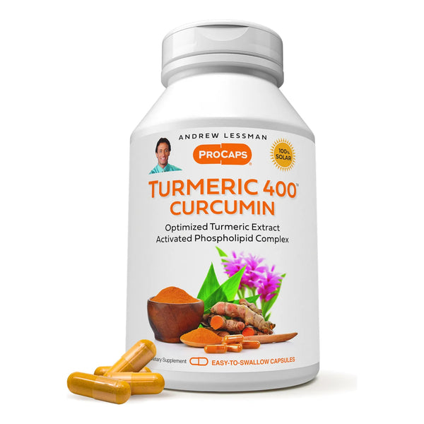 Cúrcuma 400 Mg 120 Cápsulas 95 Curcuminoides Complejo Fosfolípido Alta Absorción
