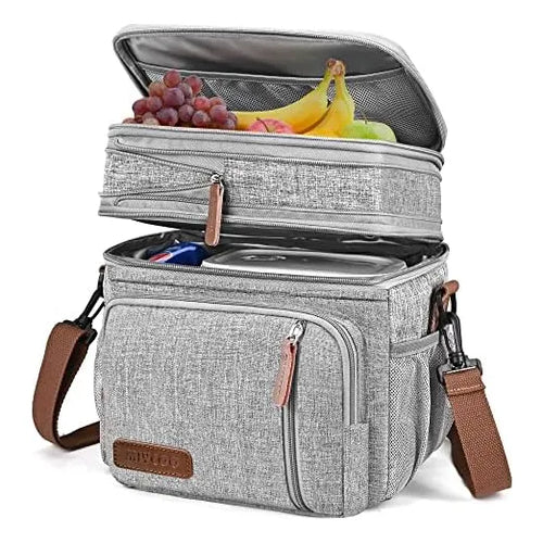 Bolsa Termica Miycoo 15 Litros Gris Organiza Comidas Sin Fugas