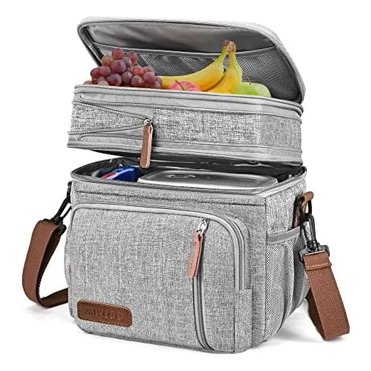 Bolsa Termica Miycoo 15 Litros Gris Organiza Comidas Sin Fugas